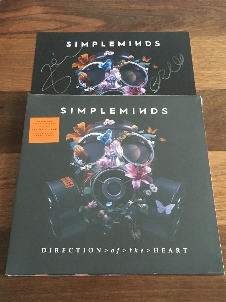 Vinyl LP Simple Minds Direction Of The Heart ORANGE SIGNED, Ophalen of Verzenden, Nieuw in verpakking, 12 inch