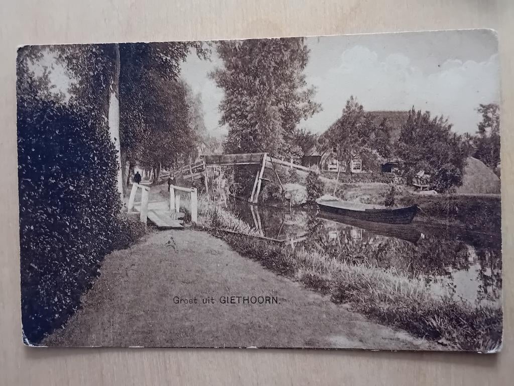 Ansichtkaart Giethoorn, Ophalen of Verzenden, Overijssel