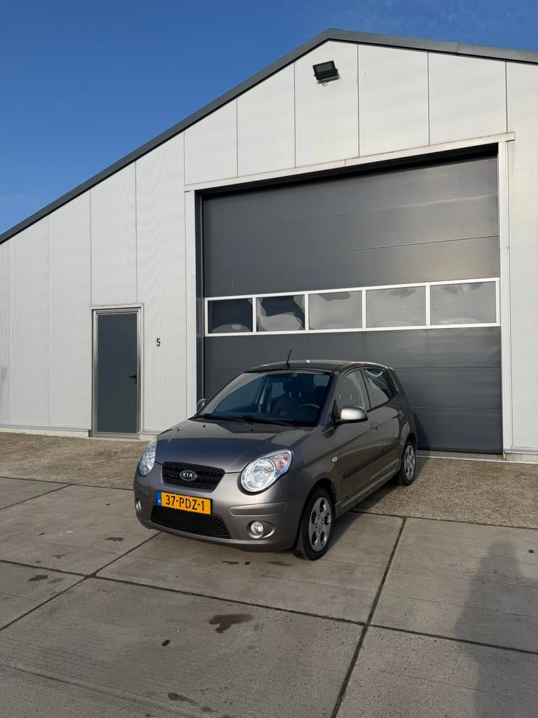 Kia Picanto 1.0 2011 Grijs, Auto's, Stof, Zwart, 4 cilinders, 400 kg