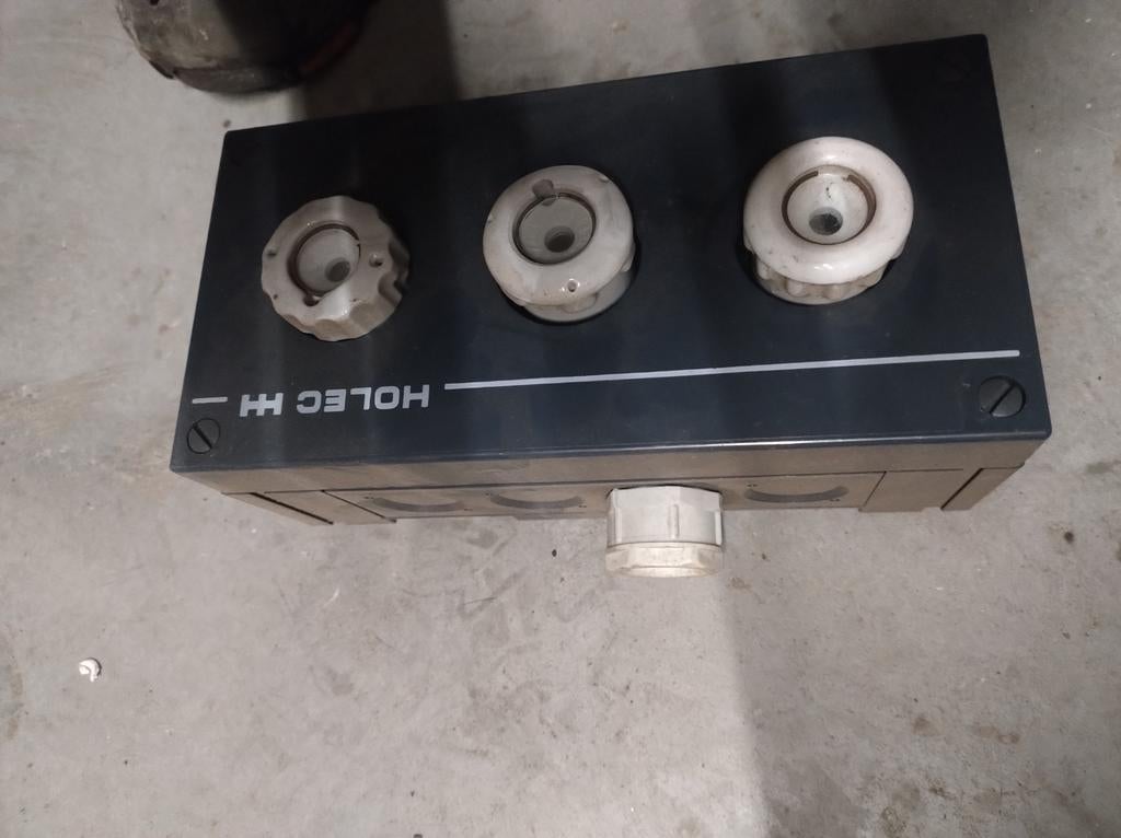 Zekeringkast met schroefzekeringen, Ophalen of Verzenden, Gebruikt, Overige typen