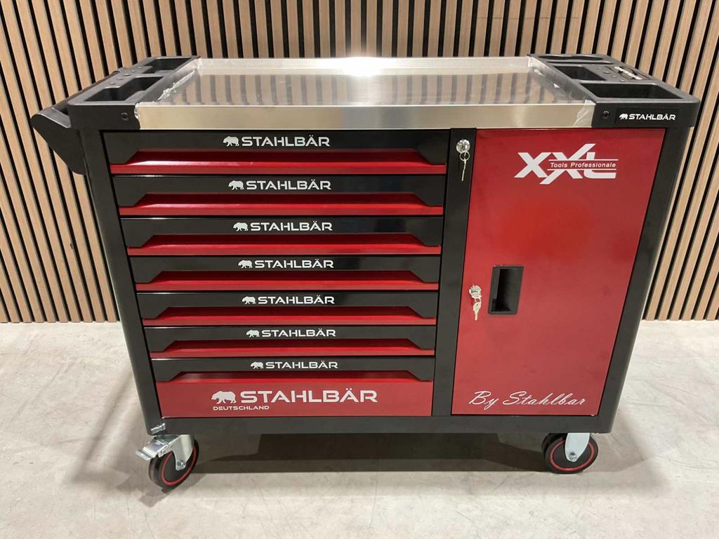 Stahlbär jumbo Gereedschapswagen 7 la gevuld in 4 kleuren ‼️, Ophalen, Gevuld, Nieuw