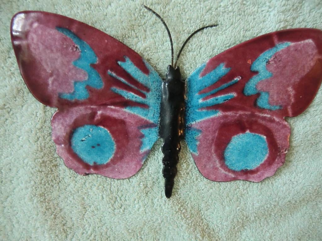 Vlinder, Ophalen of Verzenden, Zo goed als nieuw, Insect, Beeldje of Figuurtje