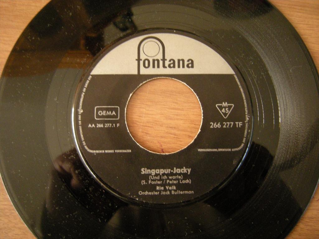 Ria Valk (Singapur-Jacky), Cd's en Dvd's, Vinyl | Nederlandstalig, Ophalen of Verzenden, Gebruikt, Overige formaten, Pop