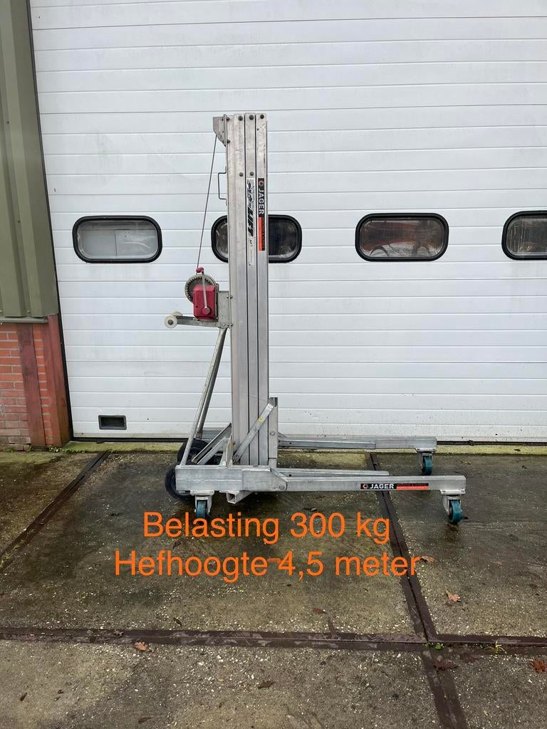 Tehuur montagelift, Ophalen