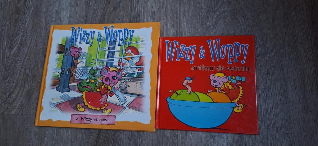 Twee Wizzy & Woppy Kinderboeken, Boeken, Ophalen of Verzenden, Zo goed als nieuw, Gert Verhulst, Fictie algemeen
