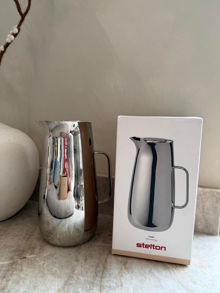 Stelton Foster Thermoskan - RVS, Huis en Inrichting, Ophalen of Verzenden, Nieuw