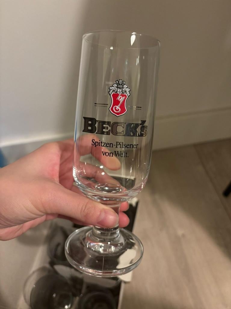 Bierglazen - 6 x 0.2l, Ophalen, Zo goed als nieuw, Bierglas