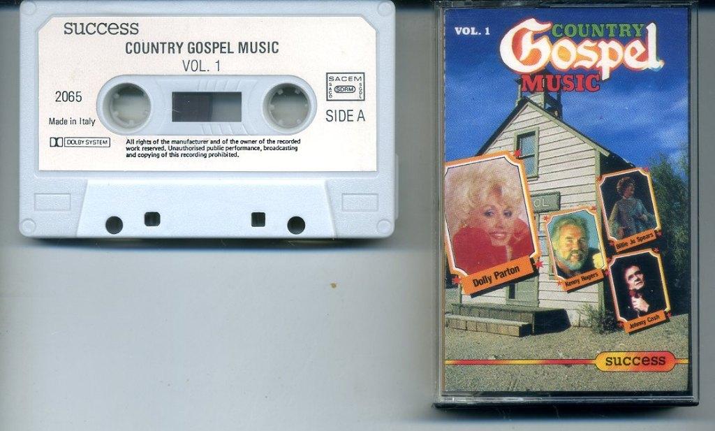 Diverse artiesten - Country Gospel Music Vol. 1 16 nrs ZGAN, 1 bandje, Ophalen of Verzenden, Zo goed als nieuw, Origineel