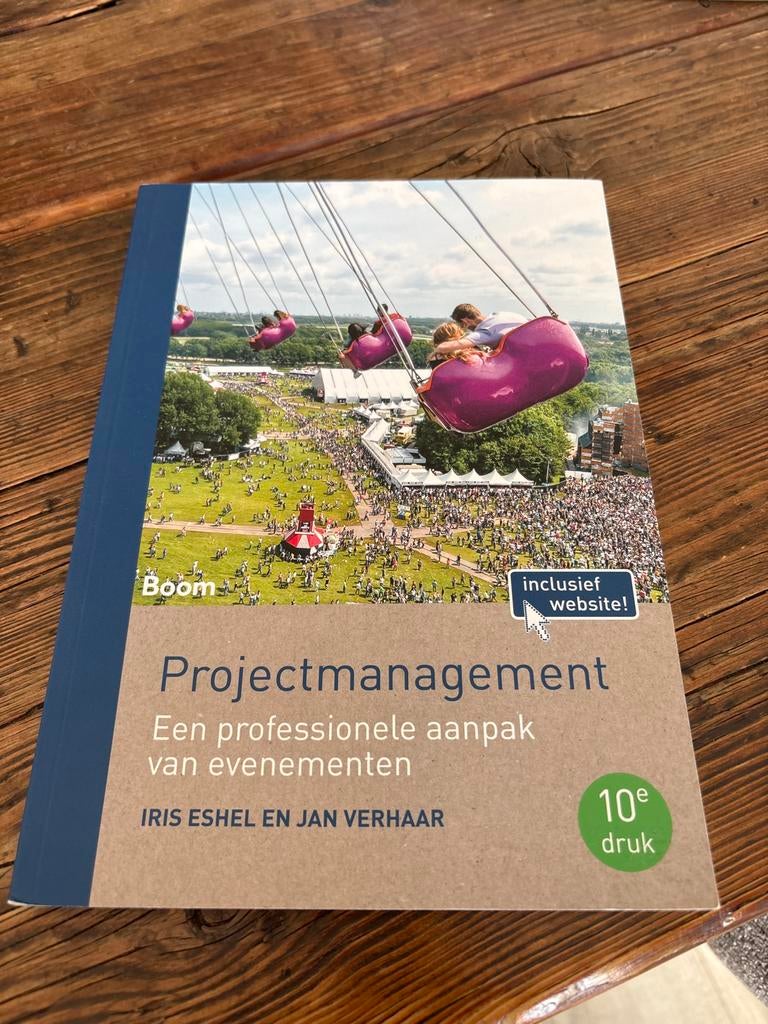 Projectmanagement Evenementen - Iris Eshel, Jan Verhaar, Boeken, Ophalen of Verzenden, Zo goed als nieuw, Management