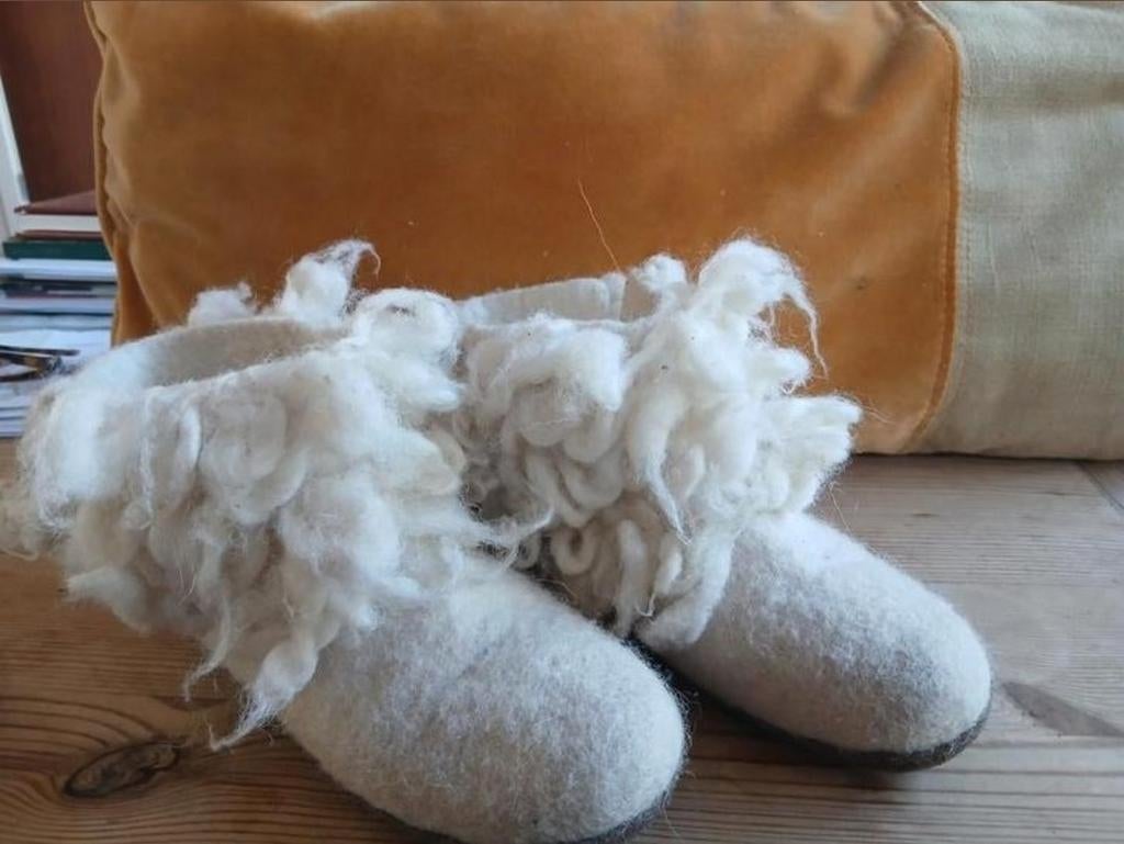 100 % Wollen sloffen, Kinderen en Baby's, Kinderkleding | Schoenen en Sokken, Overige typen, Jongen of Meisje, Ophalen of Verzenden