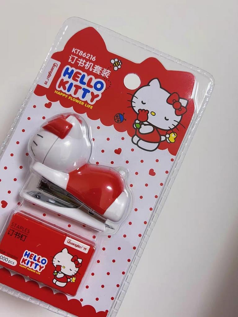 Hello Kitty Mini Nietmachine met Nietjes, Ophalen of Verzenden