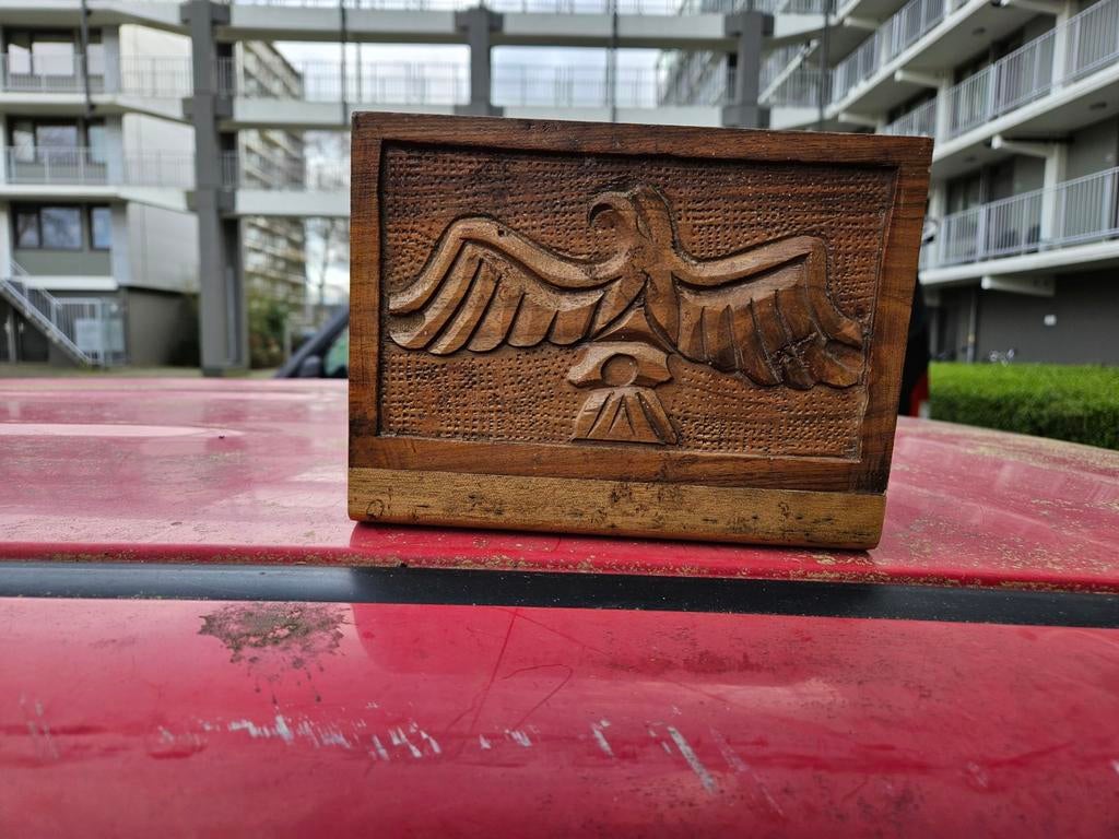 Duitse kastje met adelaar, Ophalen of Verzenden, Gebruikt