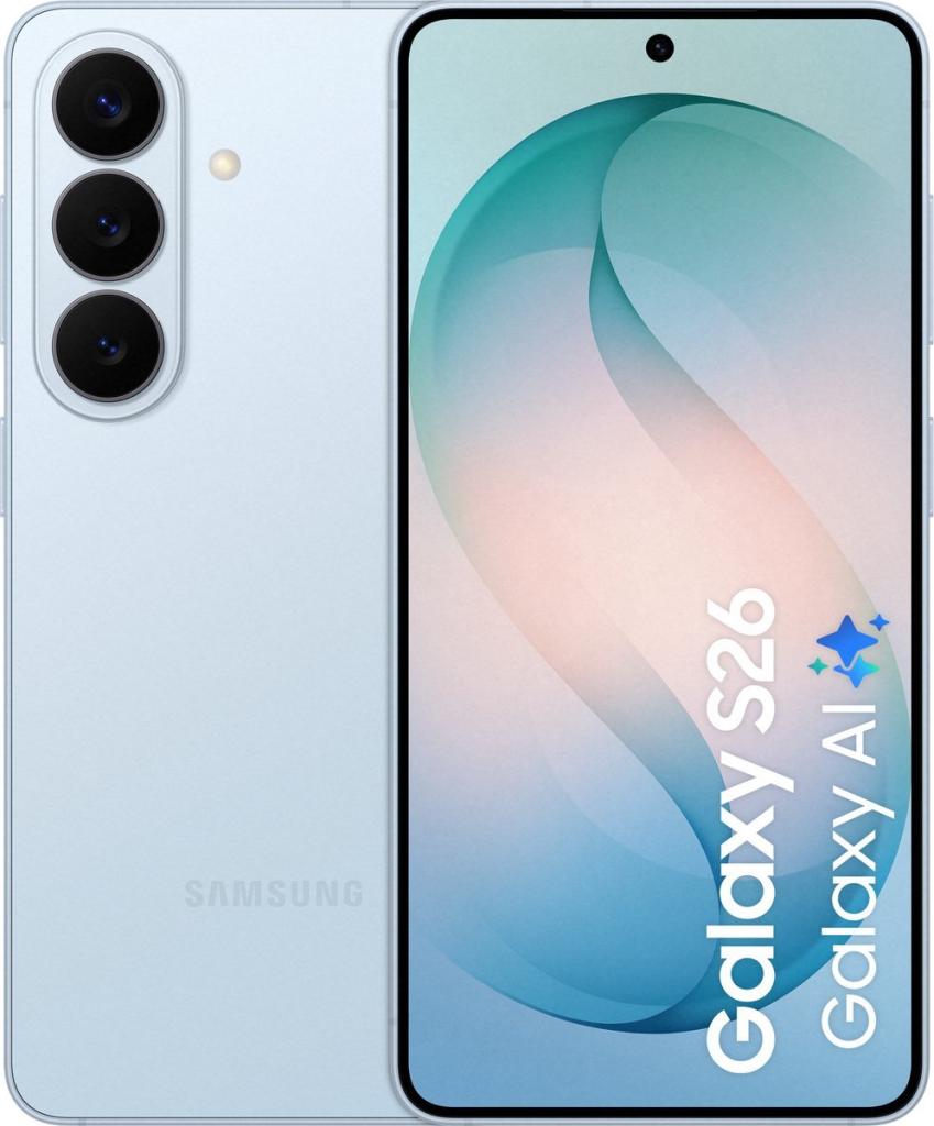 Samsung Galaxy S26 - 512GB - Sky Blue, Blauw, Store.nl@samsung.com, Touchscreen, Nieuw