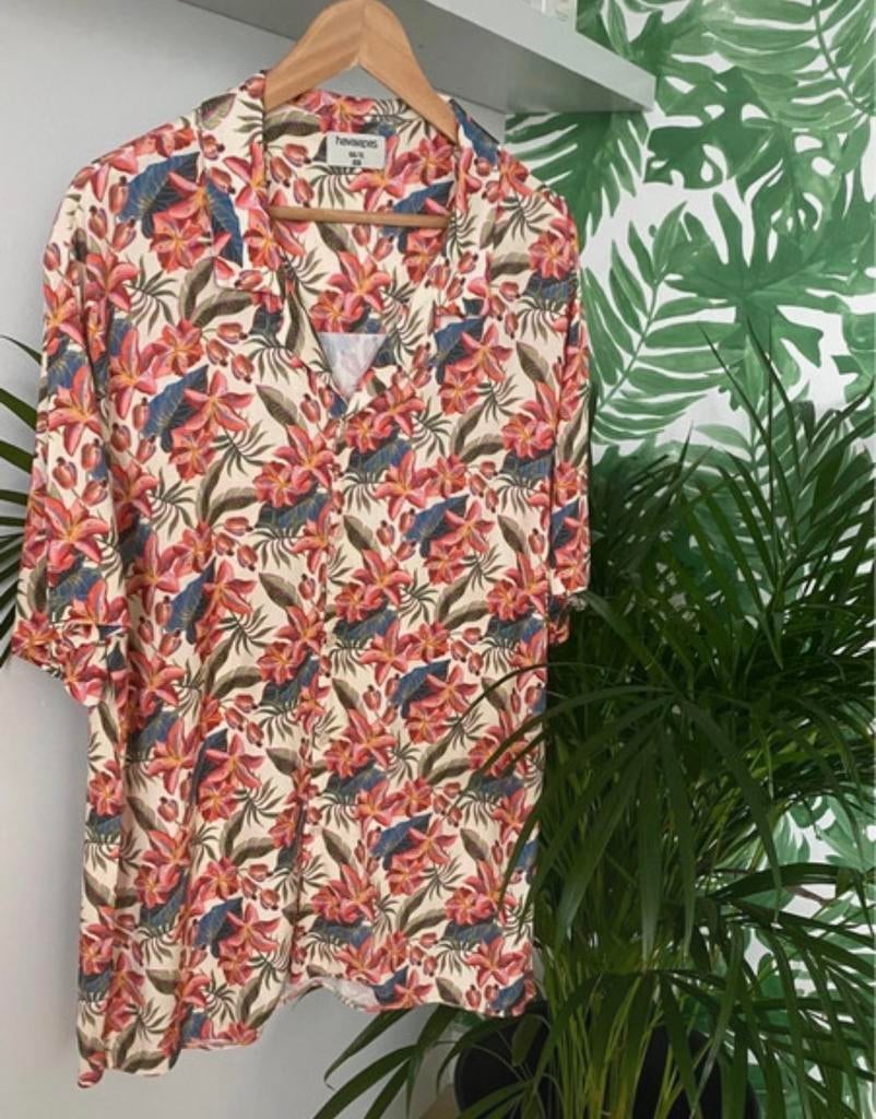 Havaianas Tropisch overhemd XL - Perfect voor vakantie, Verzenden, Nieuw, Overige kleuren, Halswijdte 43/44 (XL)