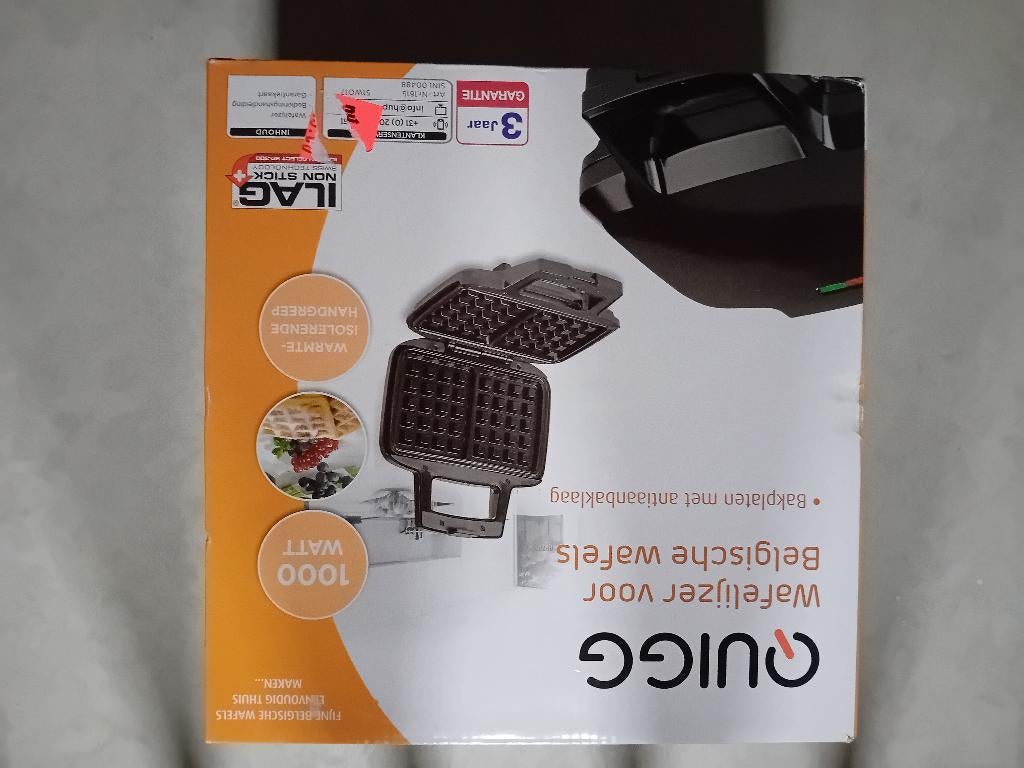 Quigg wafelijzer, Ophalen, Nieuw