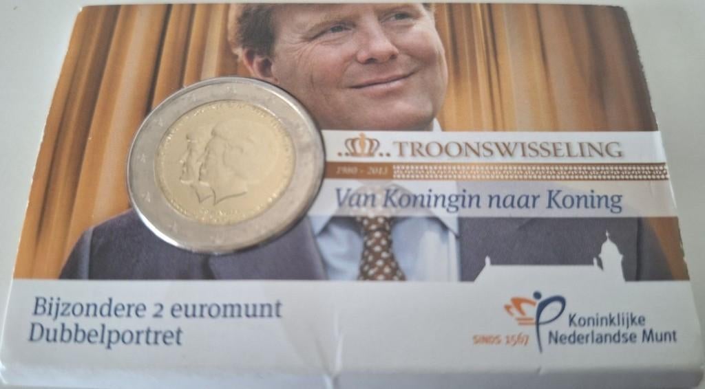 Coincard 2013 - Troonwisseling, Dubbelportret - UNC, Postzegels en Munten, Munten | Europa | Euromunten, Verzenden, Overige landen