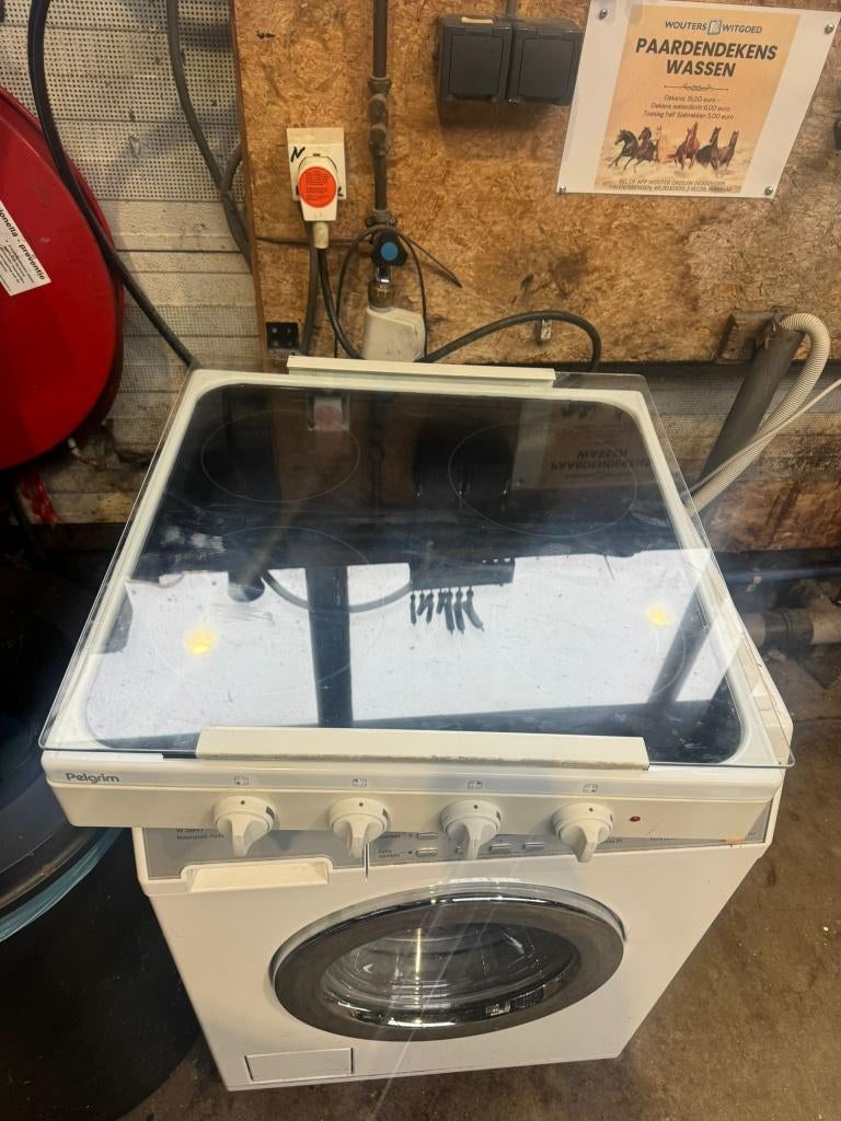 Pelgrim keramische kookplaat schoon garantie, Witgoed en Apparatuur, Kookplaten, Keramisch, Zo goed als nieuw, Vrijstaand, 4 kookzones