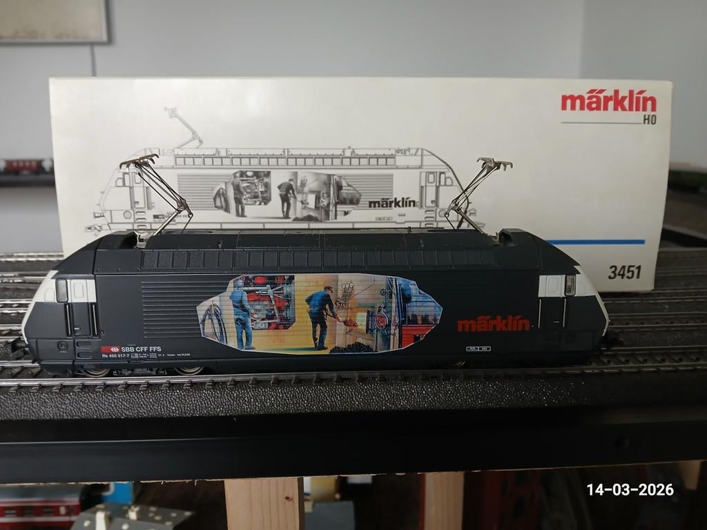 Märklin 3451, Wisselstroom, Locomotief, Ophalen of Verzenden, Zo goed als nieuw