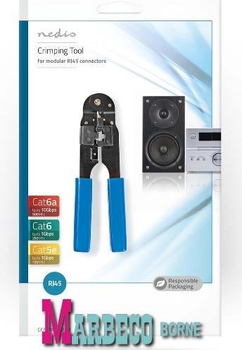 UTP Krimptang, Modulaire tang, UTP en FTP, Snijden, Strippen, Nedis, Nieuw, Info@marbeco.nl, Ophalen of Verzenden