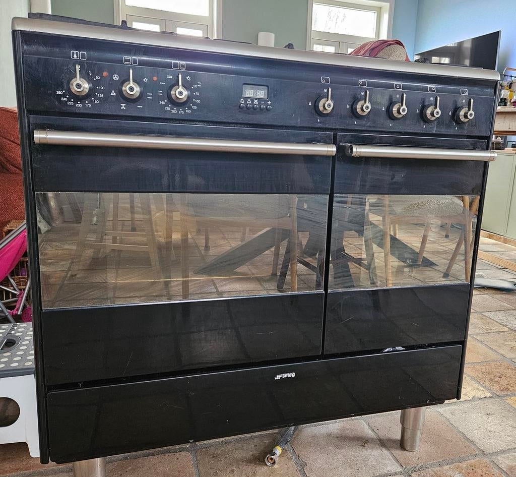Smeg gasfornuis, Witgoed en Apparatuur, Ovens, Gebruikt, Hete lucht, 60 cm of meer, Ophalen of Verzenden