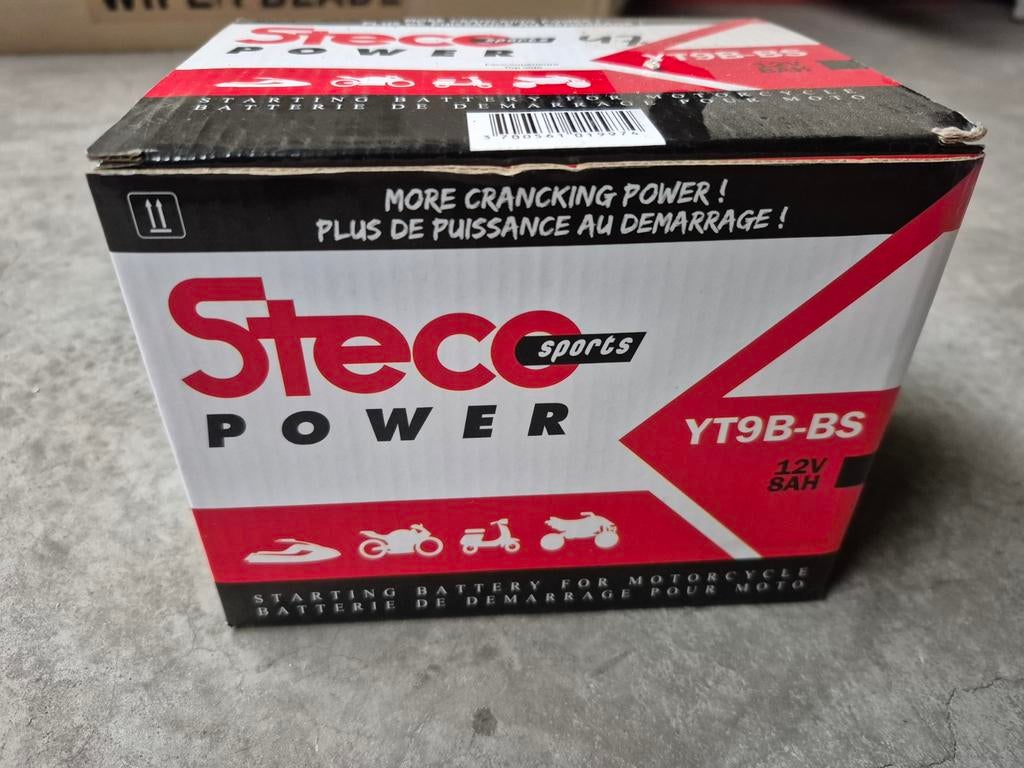 Steco motor accu 12V 8Ah, Ophalen of Verzenden