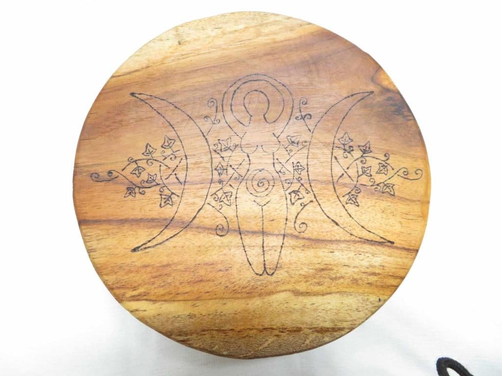 Houten plateau godin, Ophalen of Verzenden, Nieuw, Hout, Minder dan 25 cm