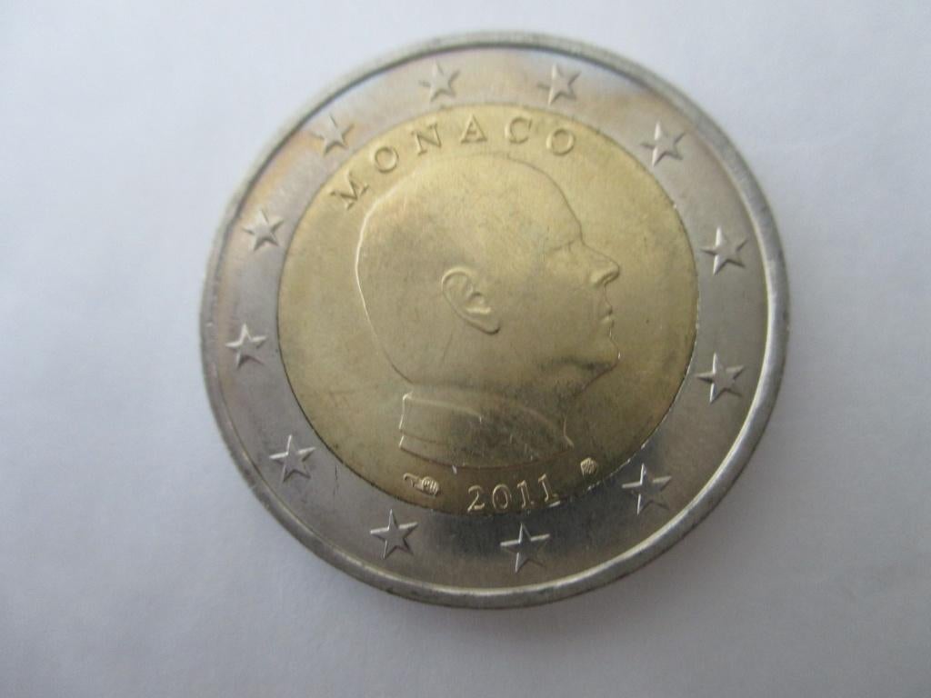 Monaco 2 euro 2011 standaard unc, Ophalen of Verzenden, Monaco, 2 euro, Losse munt