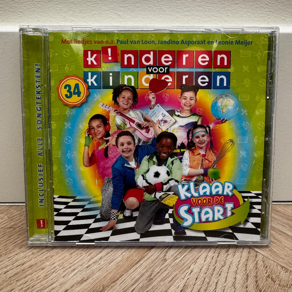 CD Kinderen voor Kinderen - 34 - Klaar voor de start, Cd's en Dvd's, Cd's | Kinderen en Jeugd, Ophalen of Verzenden, Zo goed als nieuw