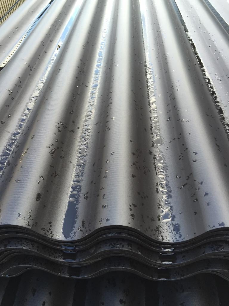 Golfplaat vezelcement 183 cm, Doe-het-zelf en Verbouw, Dakpannen en Dakbedekking, Nieuw, Golfplaat, Kunststof, Zwart, Minder dan 5 m²