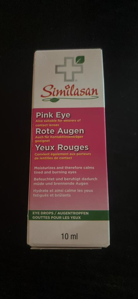 Similasan Pink Eye Oogdruppels 10ml - Nieuw, Ophalen of Verzenden, Nieuw, Ogen, Verzorging