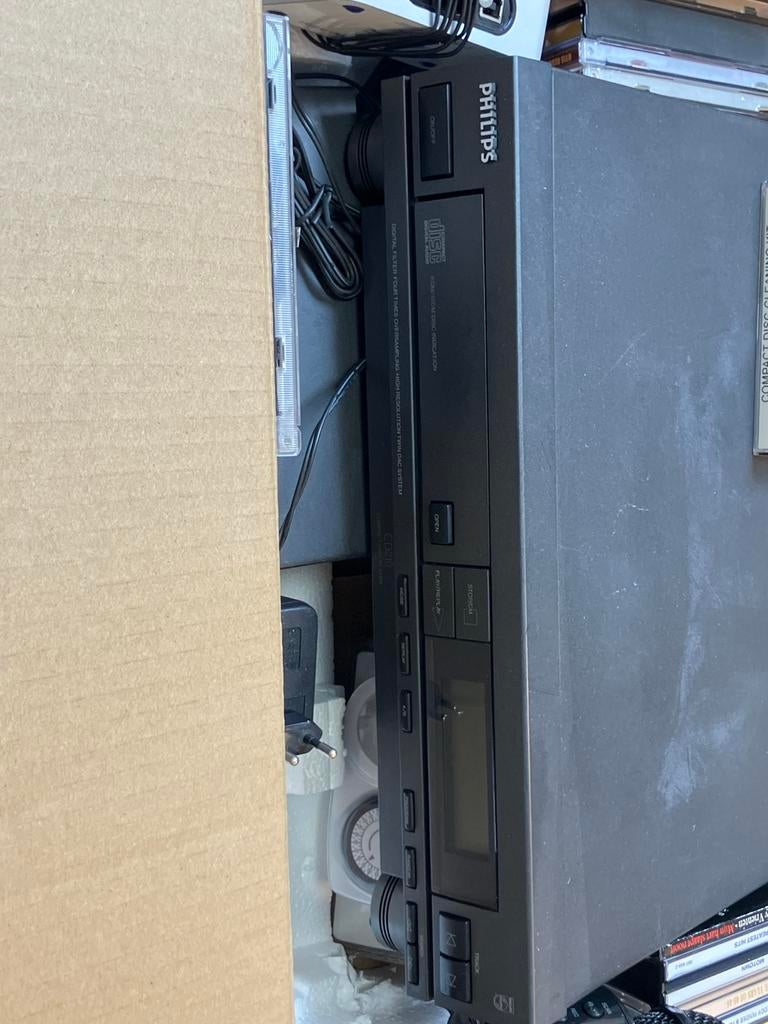Philips CD210 CD-speler met microfoon en accessoires, Audio, Tv en Foto, Cd-spelers, Ophalen of Verzenden, Gebruikt, Philips