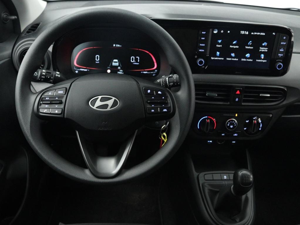 Hyundai i10 1.0 Comfort Sport | Carplay Navigatie | Airco |, Keurmerk '100% Onderhouden', 12 maanden, Stof, Euro 6