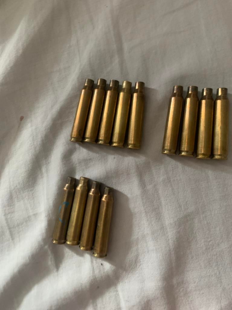 20 lege kogelhulzen, Ophalen of Verzenden, Gebruikt