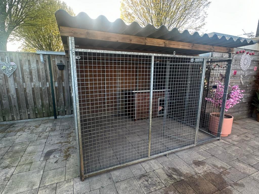 Buiten Hondenhok, Dieren en Toebehoren, Ophalen, 110 cm of meer, 100 cm of meer, Hondenhok