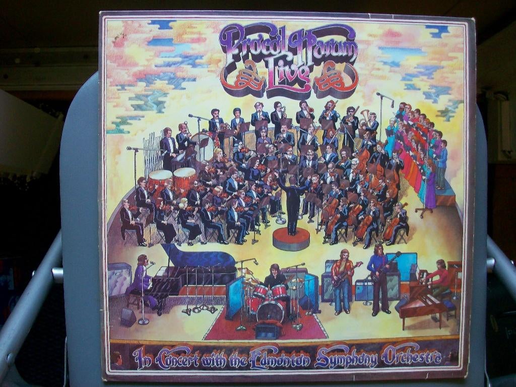 lp PROCOL HARUM - LIVE, With Edmonton Symph. Orchestra 1972, Ophalen of Verzenden, Gebruikt, 12 inch