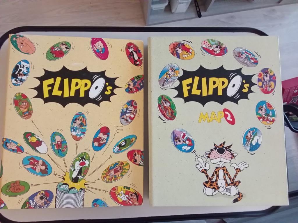 Flippo map 1 en 2 op 2 flippo's na compleet 1 t/m 545., Ophalen of Verzenden