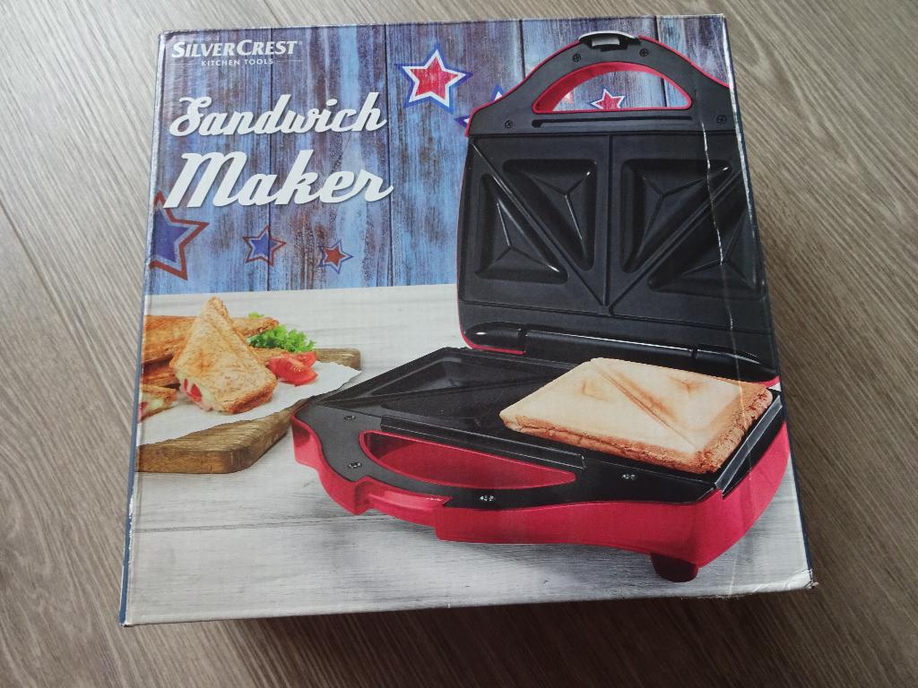 Nieuwe Sivercrest Sandwichmaker, Overige typen, Nieuw, Ophalen of Verzenden, Rood