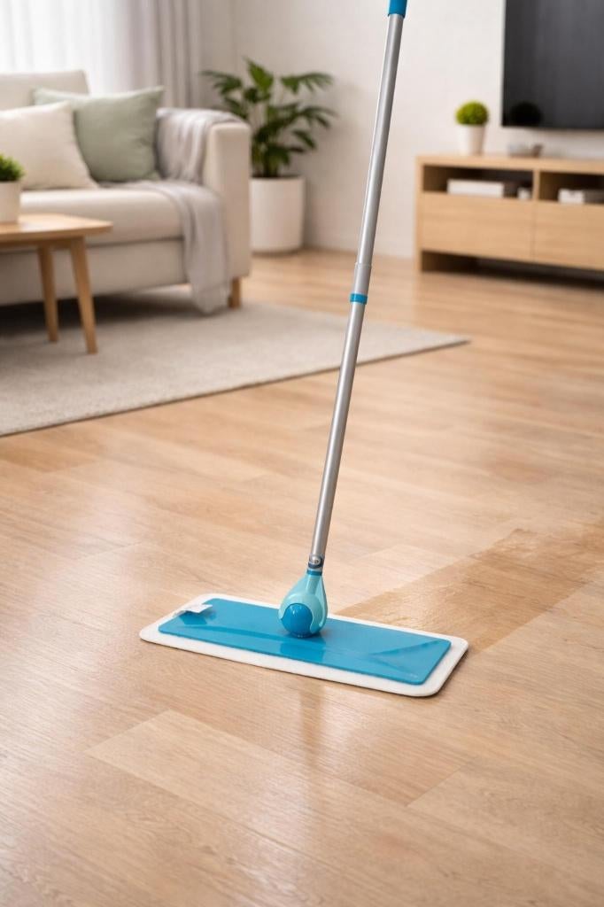 Partij blauwe Aqua Laser clickbal dweilsystemen