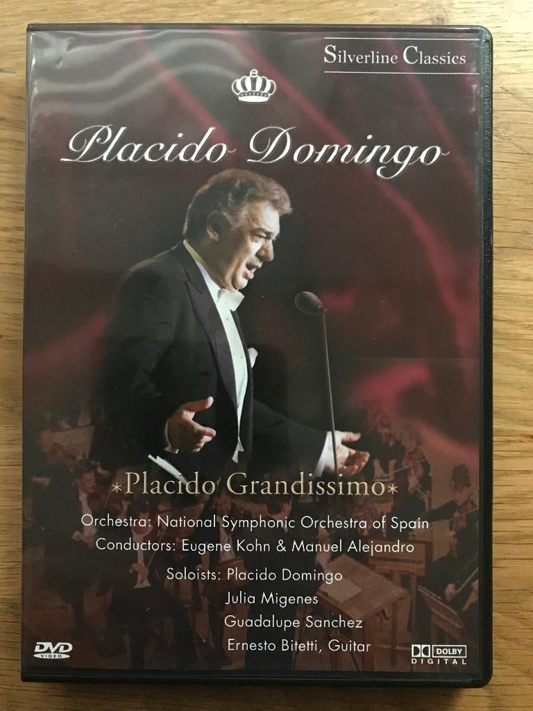 DVD. Placido Domingo. Placido Grandissimo, Alle leeftijden, Ophalen of Verzenden, Zo goed als nieuw, Muziek en Concerten