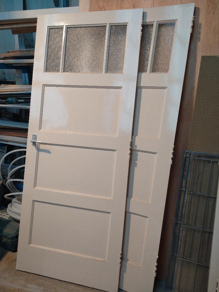Mooie jaren 30 binnendeuren, Doe-het-zelf en Verbouw, Deuren en Horren, Ophalen, Gebruikt, Minder dan 80 cm, Binnendeur