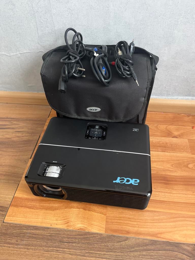 Acer P1165 DLP Projector - Compleet met Tas en Kabels, Ophalen, Gebruikt, DLP, Overige resoluties