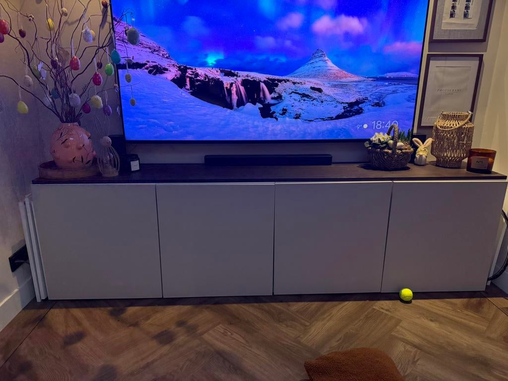 Tv meubel, Ophalen, Zo goed als nieuw, 200 cm of meer, Minder dan 100 cm