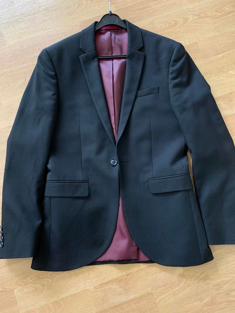 Colbert van Topman, Kleding | Heren, Kostuums en Colberts, Ophalen of Verzenden, Zo goed als nieuw, Zwart