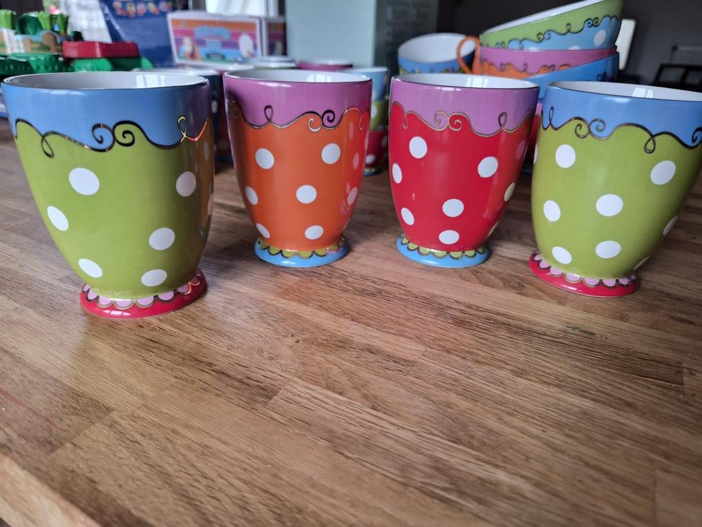 Pip studio servies oilily DE, Ophalen of Verzenden, Zo goed als nieuw, Overige stijlen, Kop(pen) en/of Schotel(s)