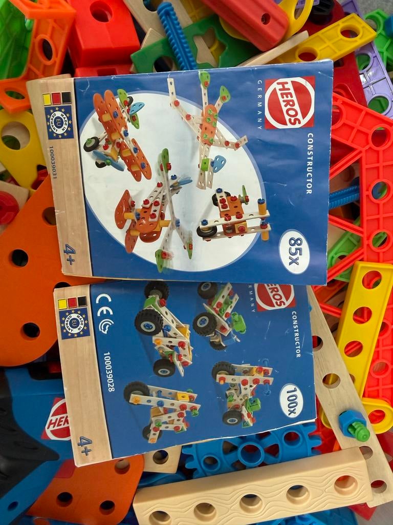 HEROS Constructor compleet met 85x en 100x sets, Ophalen of Verzenden, Gebruikt, Overige merken