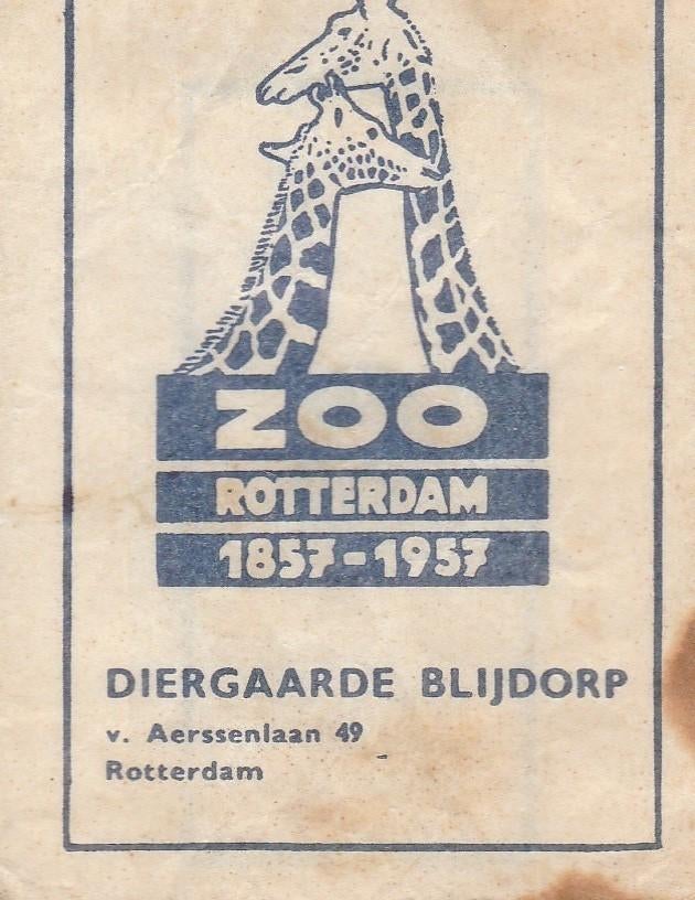 zoo Blijdorp Artis Avifauna, Eén persoon, Ticket of Toegangskaart