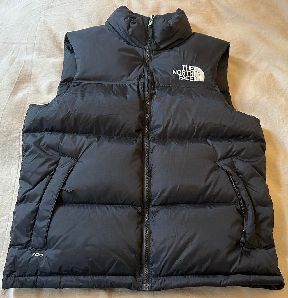 The North Face 700 puffer bodywarmer S nieuw zwart grijs, Kleding | Heren, Bodywarmers, Ophalen of Verzenden, Nieuw, Maat 46 (S) of kleiner