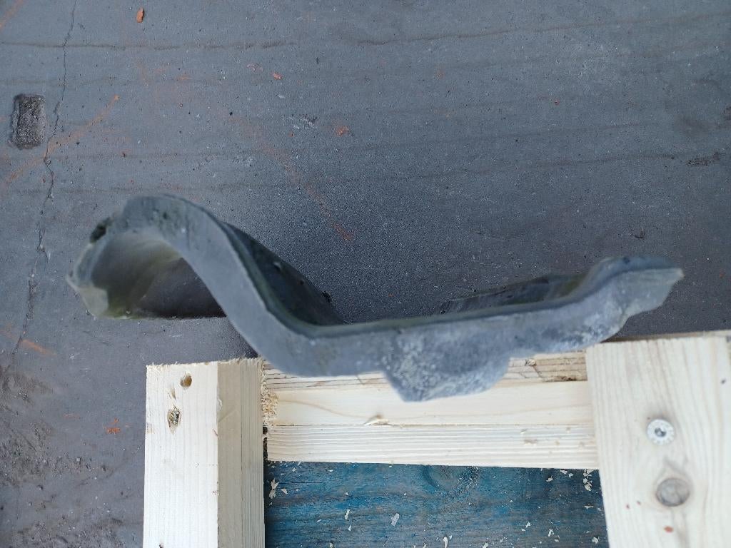 Dakpannen, groot Romaans, gesmoord, Ophalen, Gebruikt, 15 m² of meer, Dakpannen