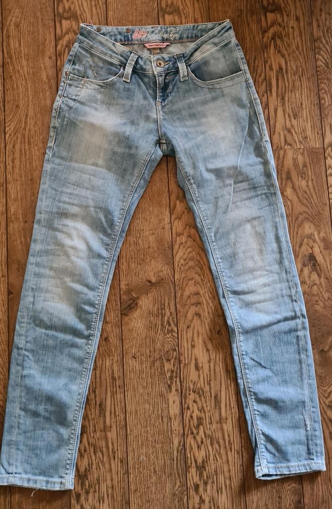 FORNARINA VINTAGE JEANS Z.G.A.N 28, Ophalen of Verzenden, Zo goed als nieuw, Blauw, W28 - W29 (confectie 36)