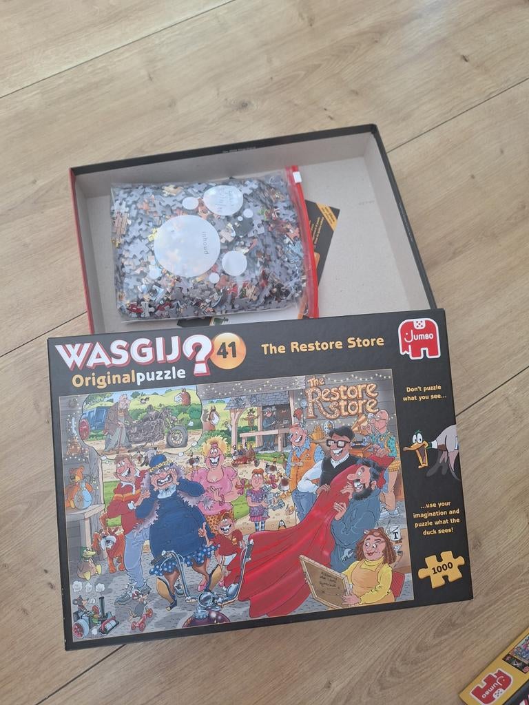 Wasgij Original 41 en Destiny 2 puzzels, Ophalen of Verzenden, 500 t/m 1500 stukjes, Zo goed als nieuw